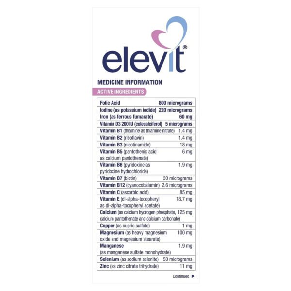 Elevit Pregnancy Multivitamin